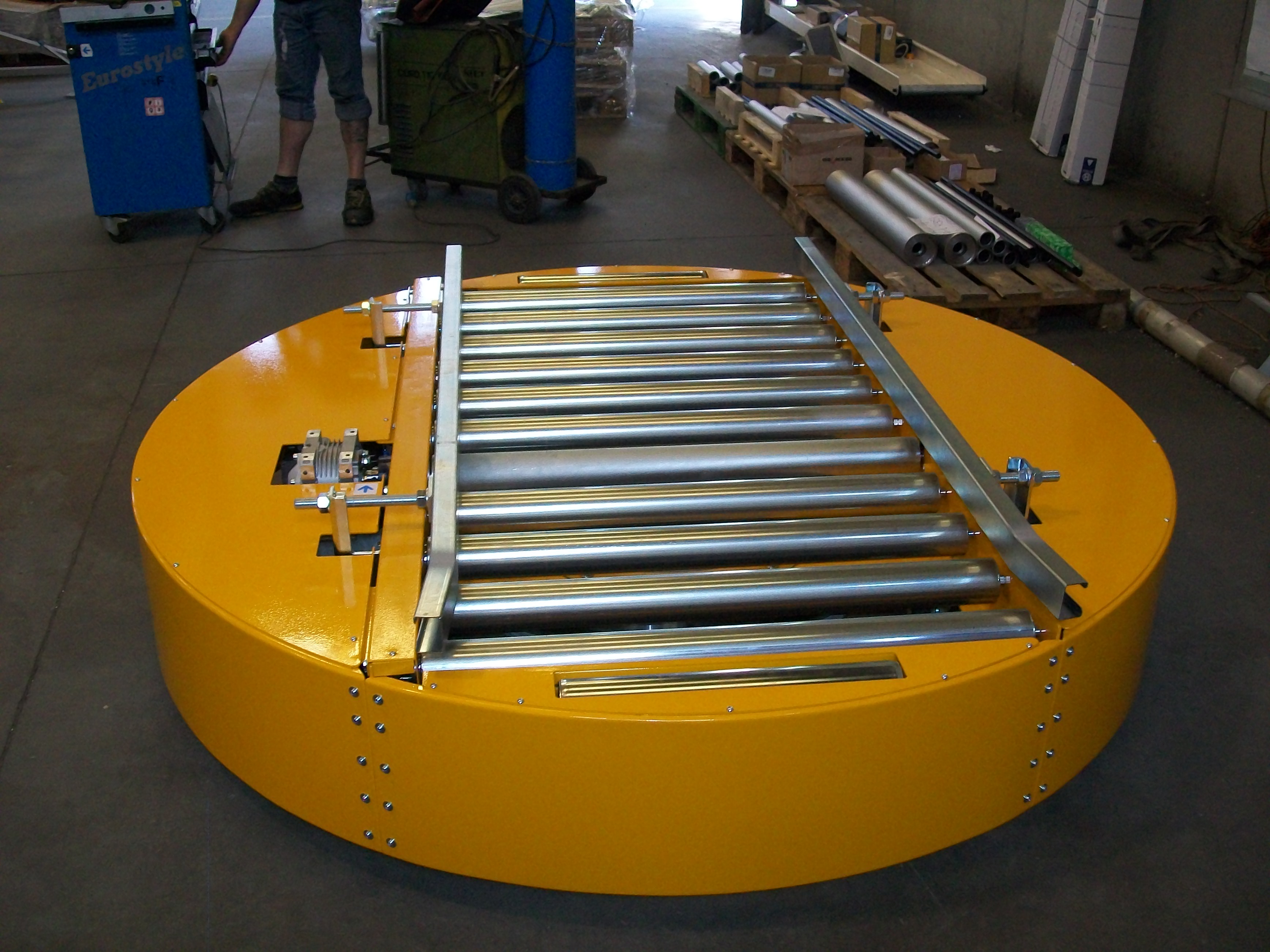 Tavola Rotante Di Precisione Assort - 3 Slitte Regolari, 4 Slot (80 Mm), In Fusione D'Acciaio